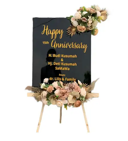 Papan Bunga Akrilik Sumbermalang