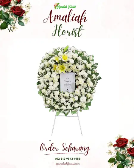 Krans Bunga Duka Sumbermalang